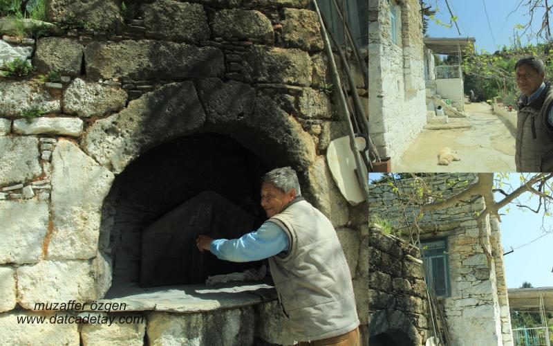 datça sındı köyünde ekmek fırını