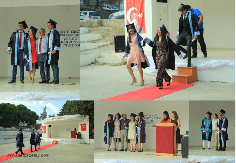 mezun olan öğrencilere diplomaları verildi