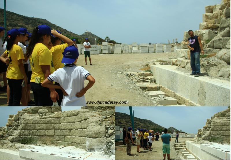 knidos restorasyon çalışması